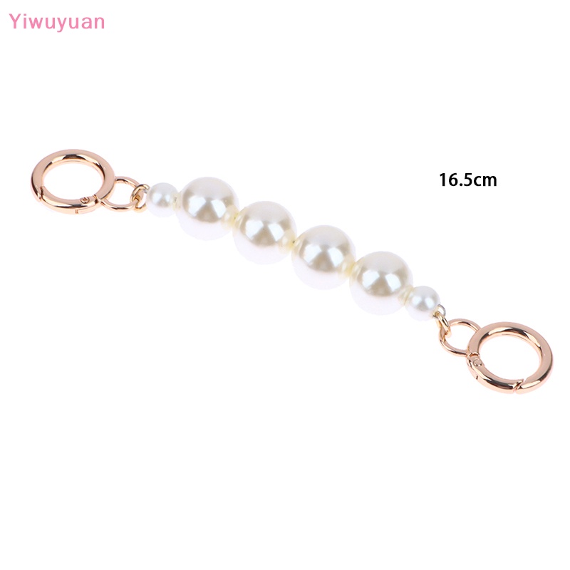 < Yiwuyuan > Túi Xách Đeo Chéo Chuỗi Ngọc Trai Có Khóa Cài DIY Mới