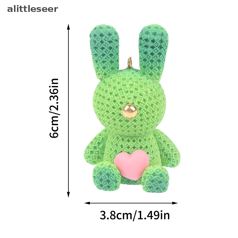 1 Phụ Kiện Móc Khóa Hình Thỏ Bunny Dễ Thương DIY