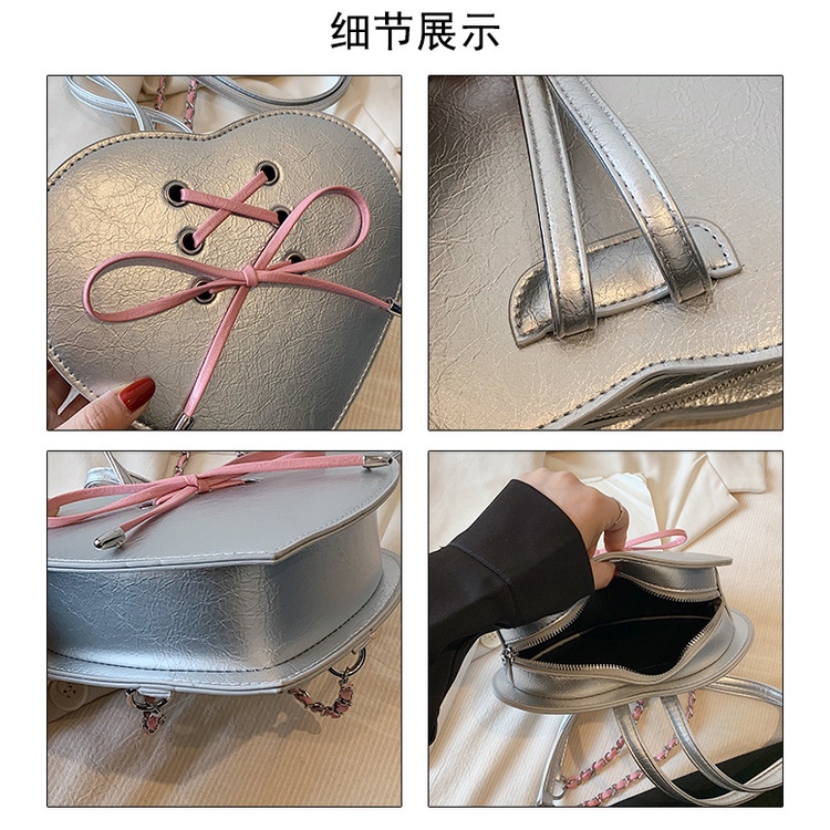 Ba Lô Hình Trái Tim Dễ Thương Cho Nữ