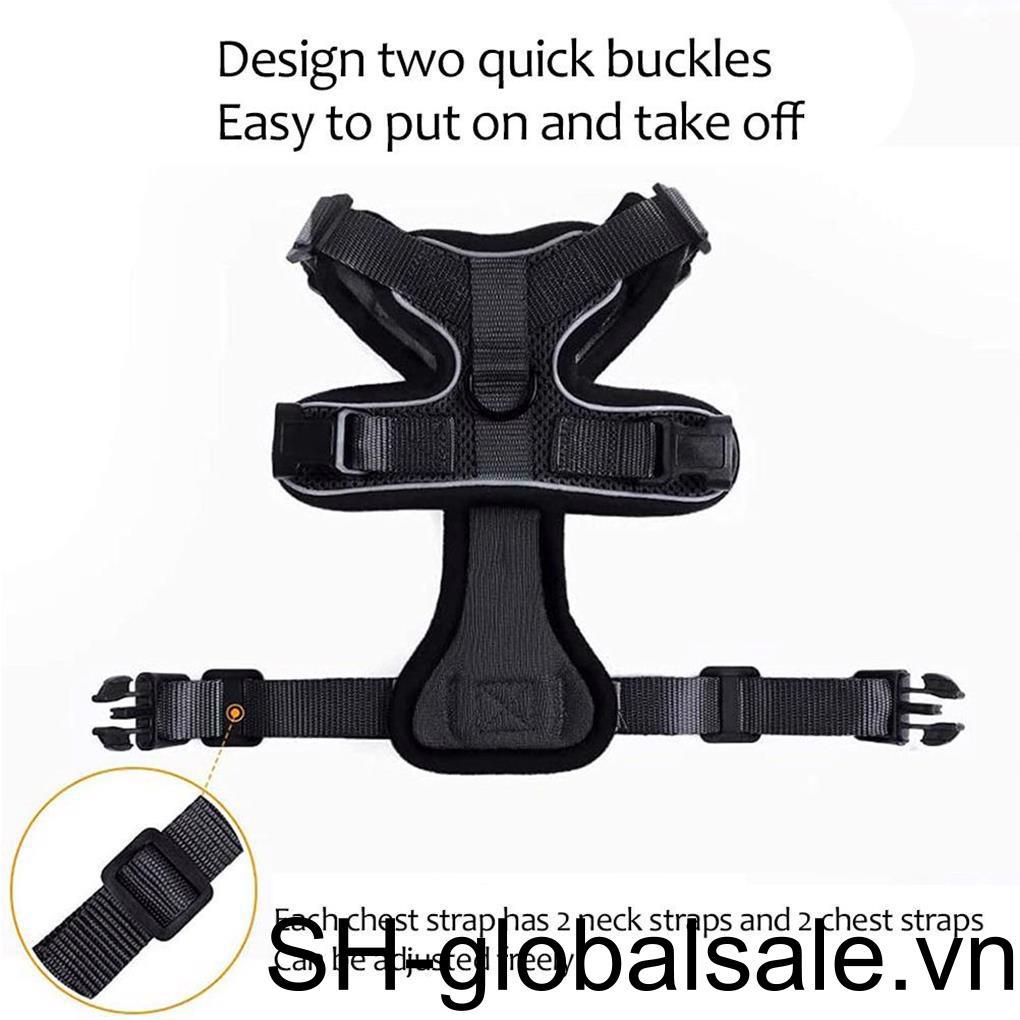 Bộ Dây Dắt Thú Cưng Đi Dạo An Toàn Thông Dụng Có Thể Điều Chỉnh