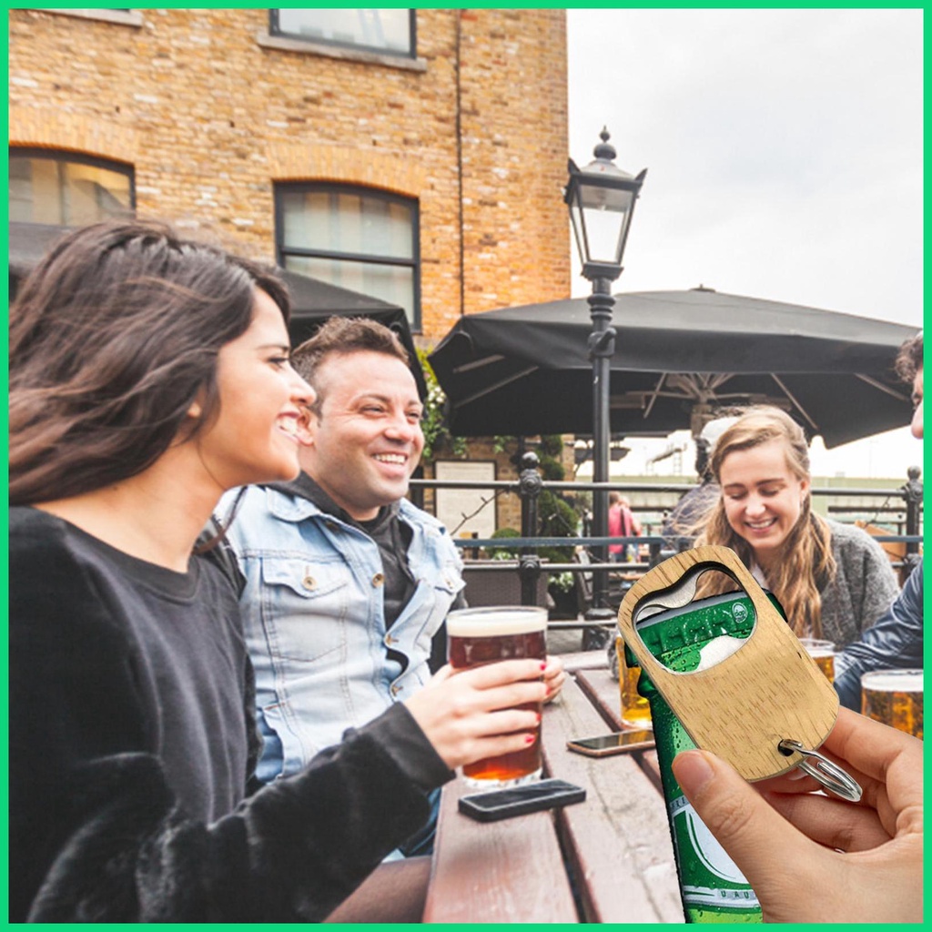 Set 2 Dụng Cụ Mở Nắp Chai Đa Năng Bằng Thép Không Gỉ