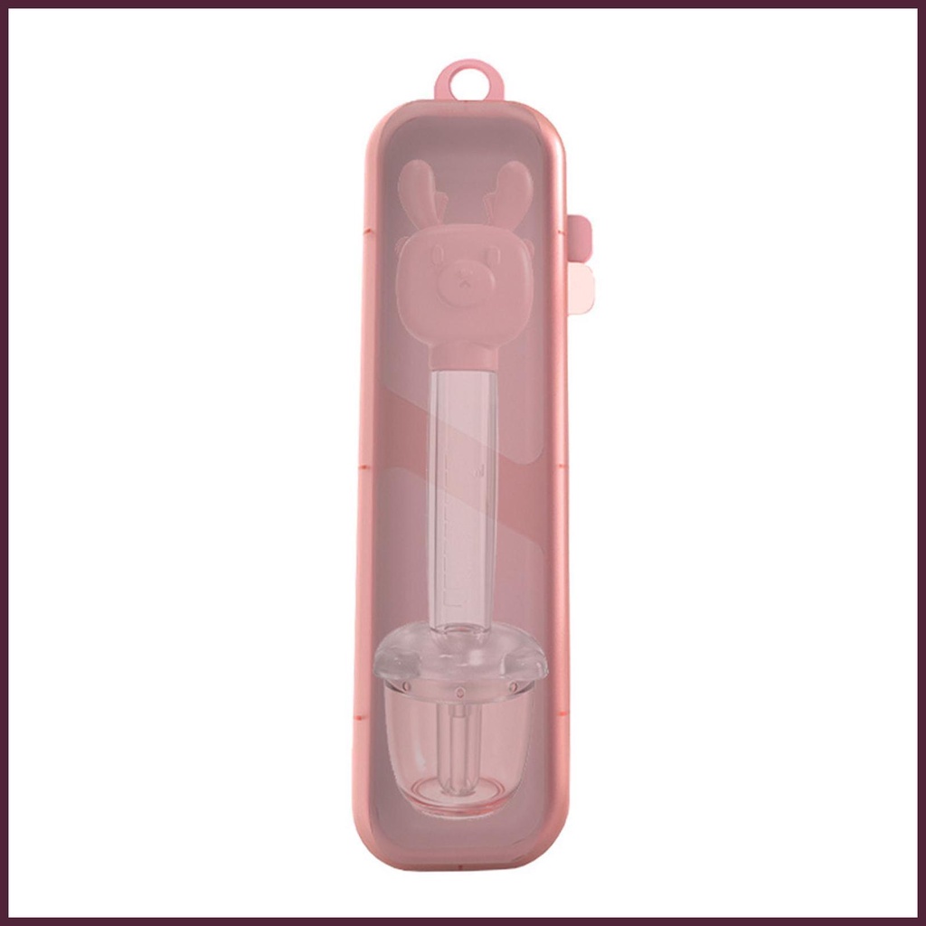 Bình Đựng Dung Dịch Ngậm Kèm Núm Vú Giả Dễ Thương Tiện Dụng Cho Bé Sơ Sinh