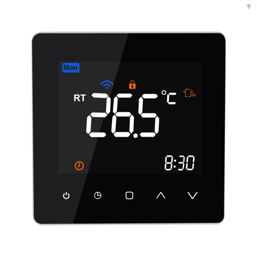 Nhiệt Kế Thông Minh 5A Điều Khiển Bằng Giọng Nói Có Màn Hình LCD Cảm Ứng Tiện Dụng