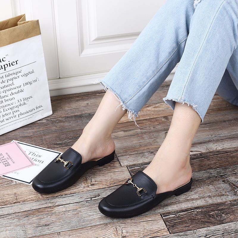 Giày Sandal Đế Bằng Dày Dặn Thời Trang 2023 Dành Cho Nữ