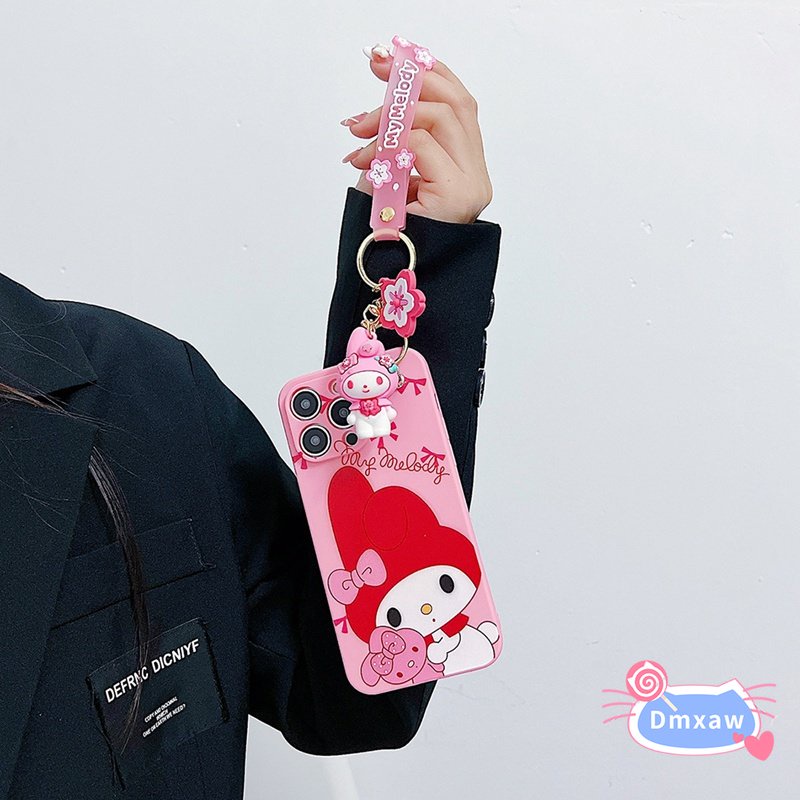 Ốp Điện Thoại Mềm Có Móc Khóa Hello Kitty Cho Vivo Y21T Y21G Y21E Y33S 4G Y20 Y20i Y20s Y20T Y20A Y12S Y12A Y11S V20 Y51 A31 Y53S