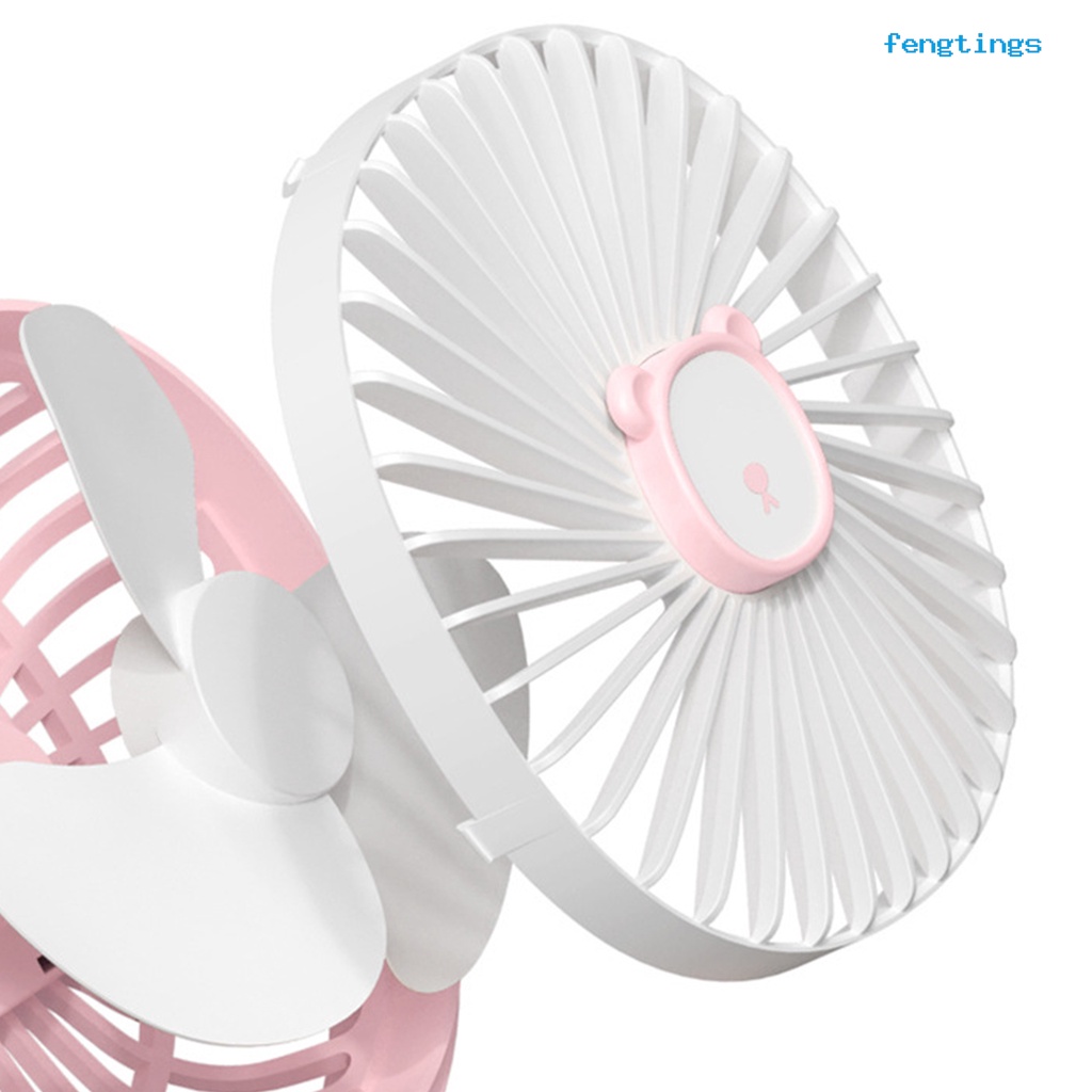 Quạt Sạc USB Đa Năng Có Kẹp Gắn Bàn Tiện Dụng