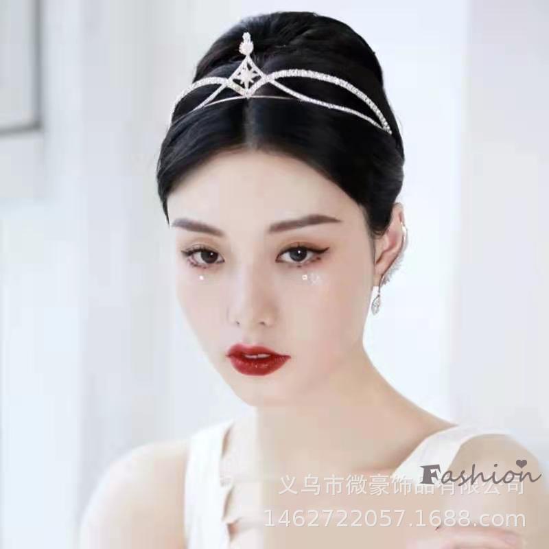 Phụ Kiện Vương Miện Trang Sức Cô Dâu Đa Năng Mới Bán Chạy Từ Nhà Máy Sản Xuất Trực Tiếp Từ Nhà Máy