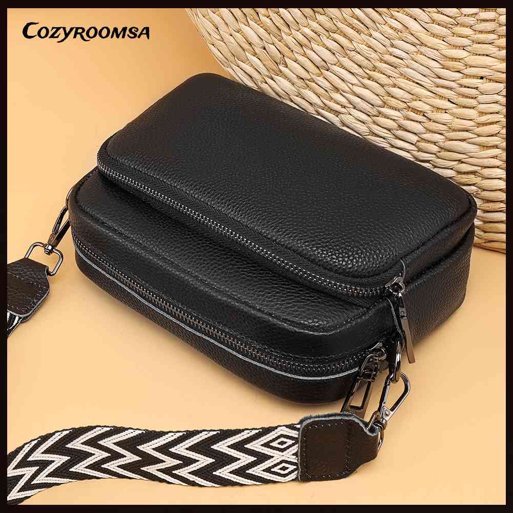 Túi Đeo Chéo Vai Bằng Da Thật Thời Trang Dành Cho Nữ Đi Nghỉ Mát Hàng Tuần