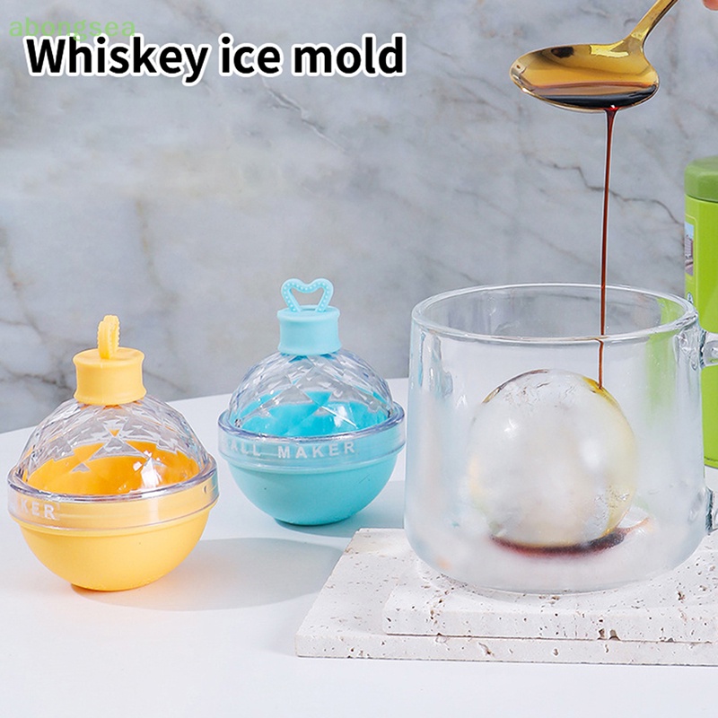 Abongsea Khay Silicon Cấp Thực Phẩm Làm Đá Hình Tròn Nhiều Màu Sắc