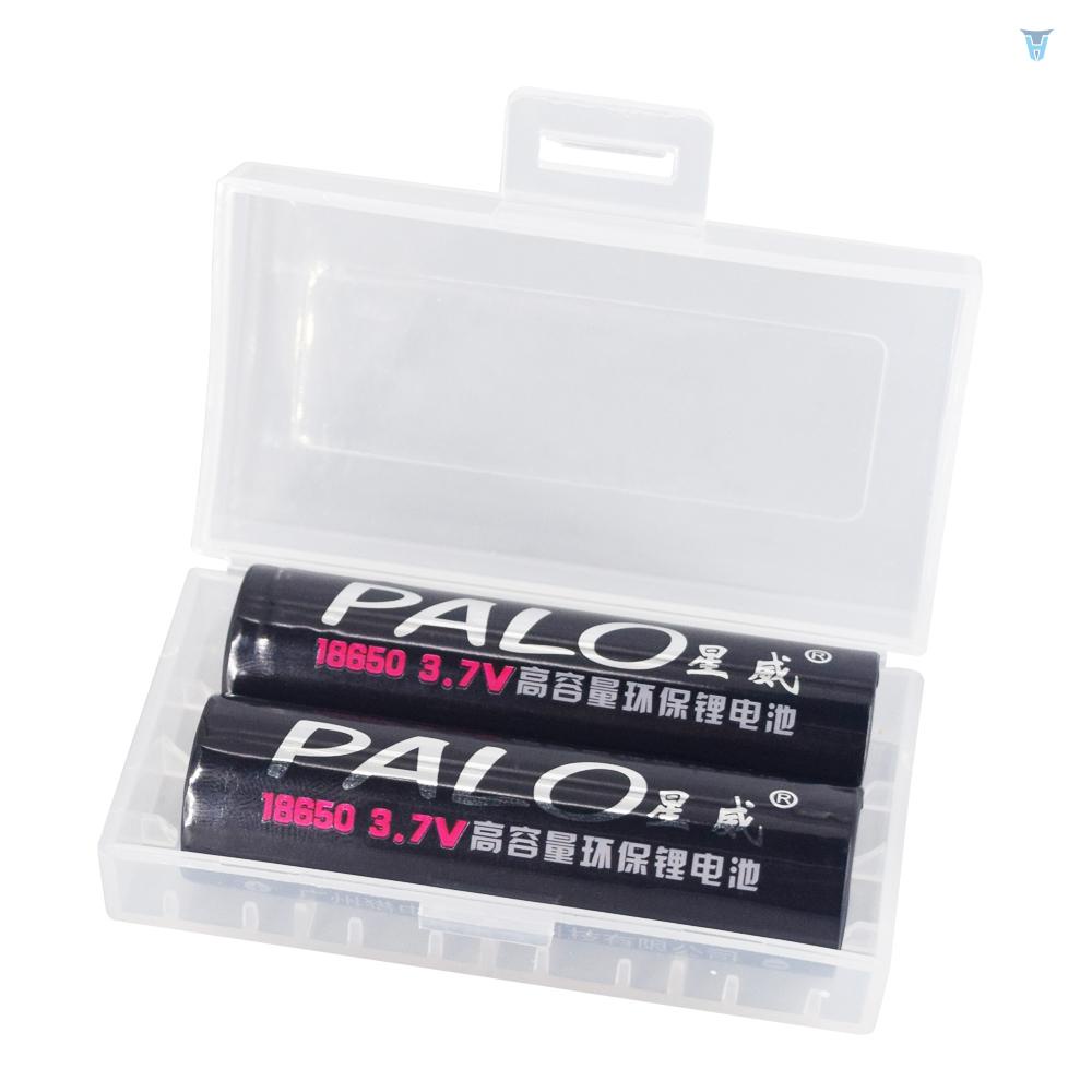 1 Hộp Đựng Pin 18650 2 18650 Bằng Nhựa Trong Suốt Chất Lượng Cao