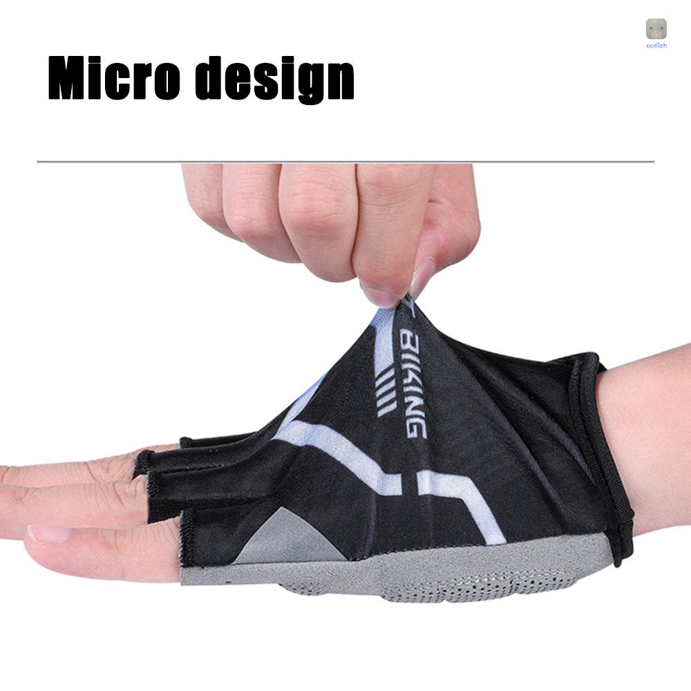 Găng Tay Thể Thao Hở Ngón Hấp Thụ Sốc Thoáng Khí