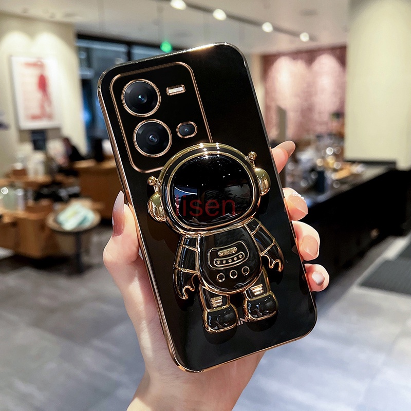 Ốp lưng Vivo V25 V25E Ốp Điện Thoại Có Giá Đỡ Hình Phi Hành Gia Cho Vivo V27 5G / V27E / V23 5G / V20 SE / V15 / V19 / V19 NEO YHY