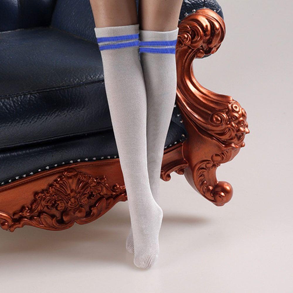 CHOOKEY 1 Đôi Vớ Dài Trung Bình Thời Trang Cho Búp Bê