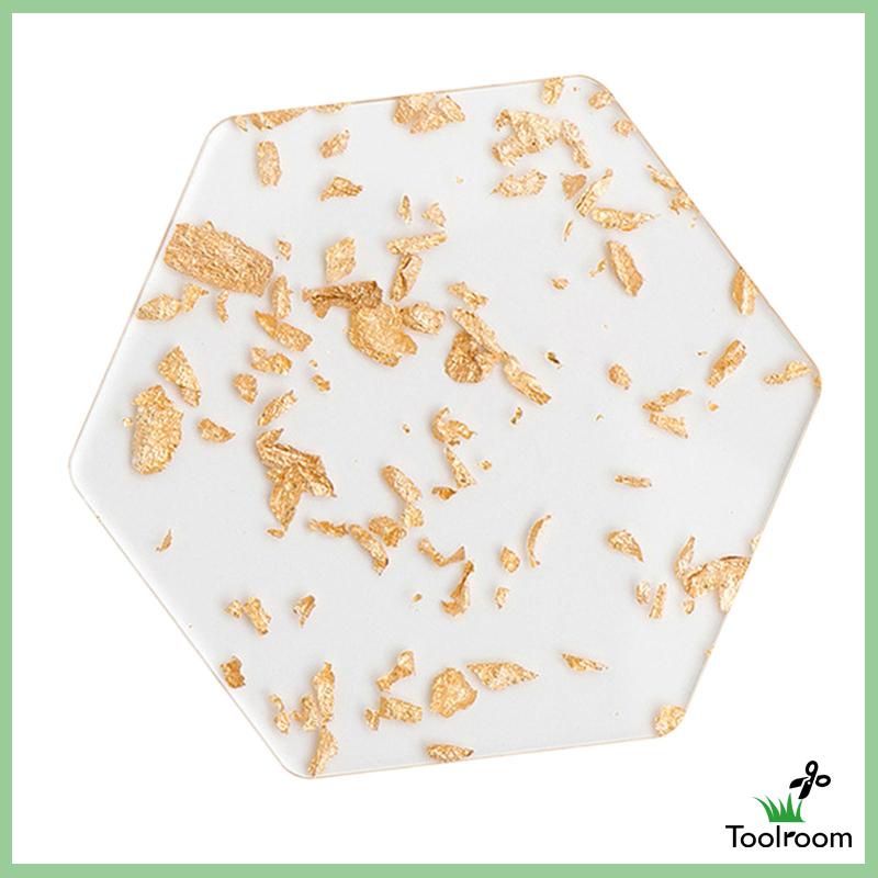 Đế Lót Cốc Bằng Acrylic Trong Suốt Tiện Dụng Cho Gia Đình / Văn Phòng