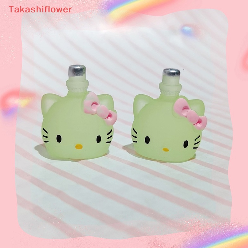 Set 5 Mô Hình Mèo Dạ Quang Mini Bằng Nhựa Resin Trang Trí Tiểu Cảnh Craf