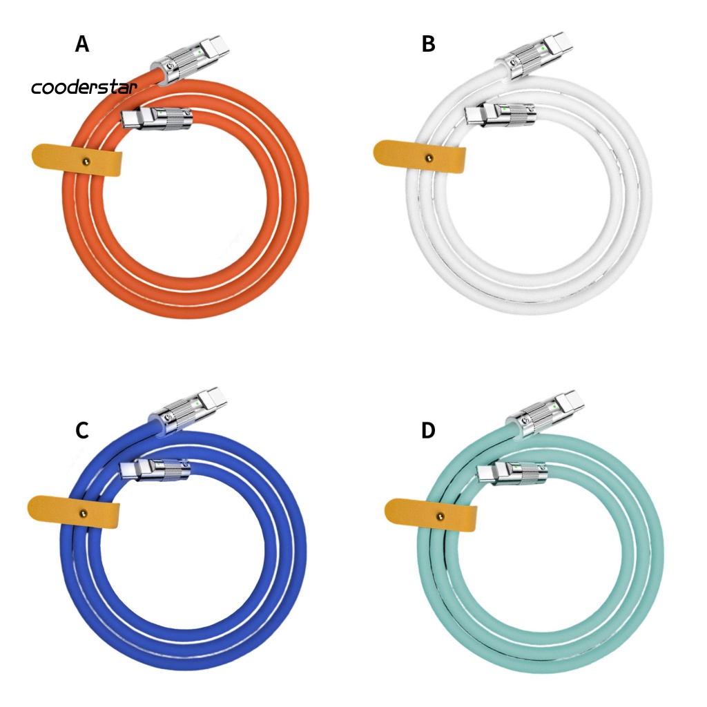 Dây Cáp Sạc Nhanh Type-C Hai Đầu Chống Rối Tiện Dụng