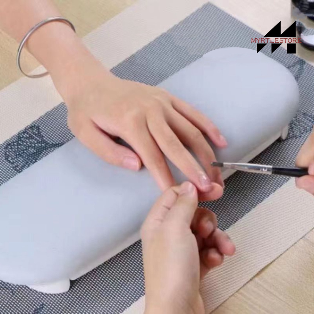 Đệm Kê Tay Chất Liệu Giả Da Có Thể Điều Chỉnh Độ Cao Để Làm Móng