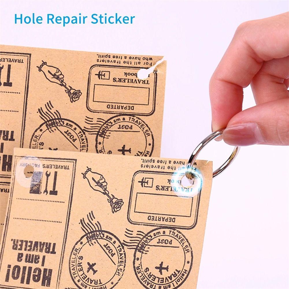 Miếng Dán Tròn Đục Lỗ 15mm Bảo Vệ An Toàn Cho Học Sinh / Văn Phòng