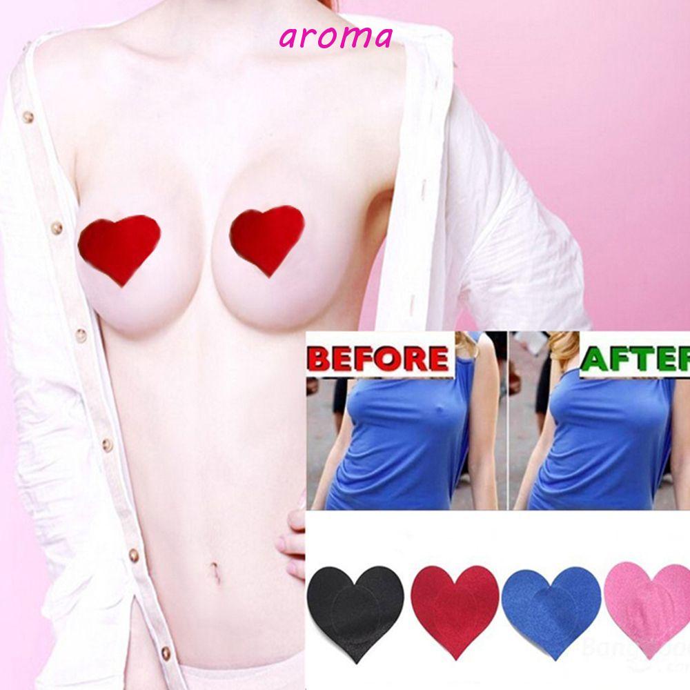 Bộ 2 Miếng Dán Ngực Thoáng Khí Hình Trái Tim Cho Nữ