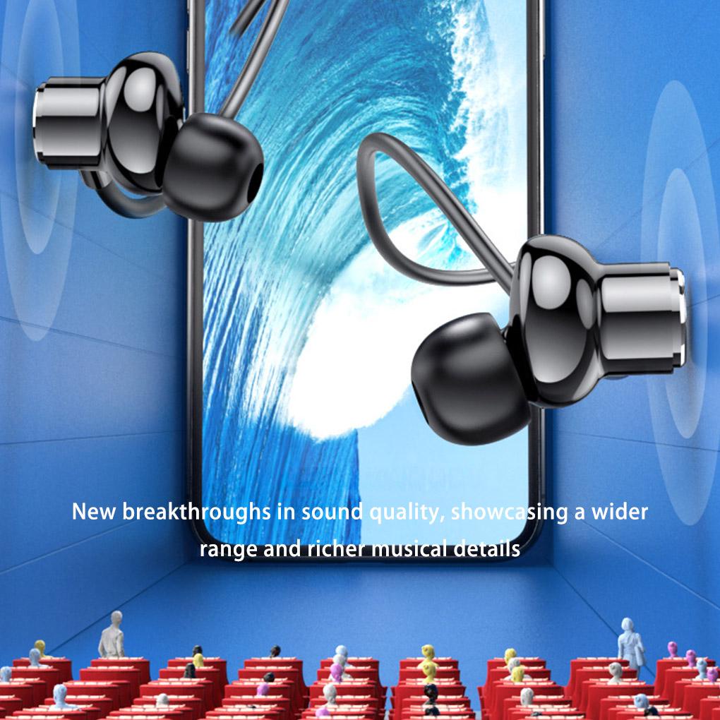 Tai Nghe Treo Cổ Không Dây Bluetooth 5 0 Power Display Stereo Type-C Phong Cách Thể Thao Thích Hợp Làm Quà Sinh Nhật