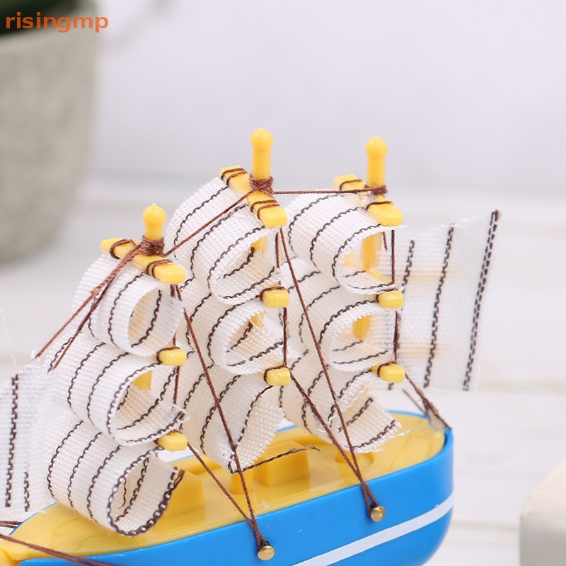 Mô Hình Thuyền Buồm Hình Tam Giác [risingmp] Thu Nhỏ Dùng Trang Trí