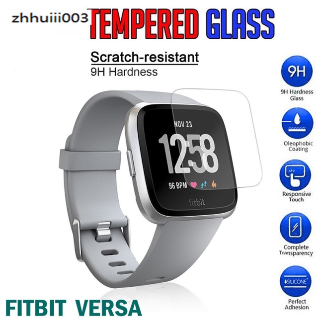 Set 1 / 2 Kính Cường Lực Siêu Mỏng Bảo Vệ Màn Hình Cho Đồng Hồ Thông Minh Fitbit Versa