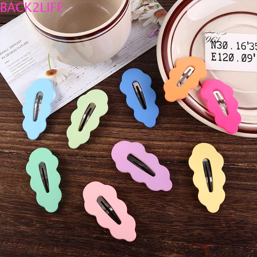 Kẹp Tóc Mỏ Vịt Hình Đám Mây Màu Kẹo Ngọt Đơn Giản Đáng Yêu 2Life Cho Nữ