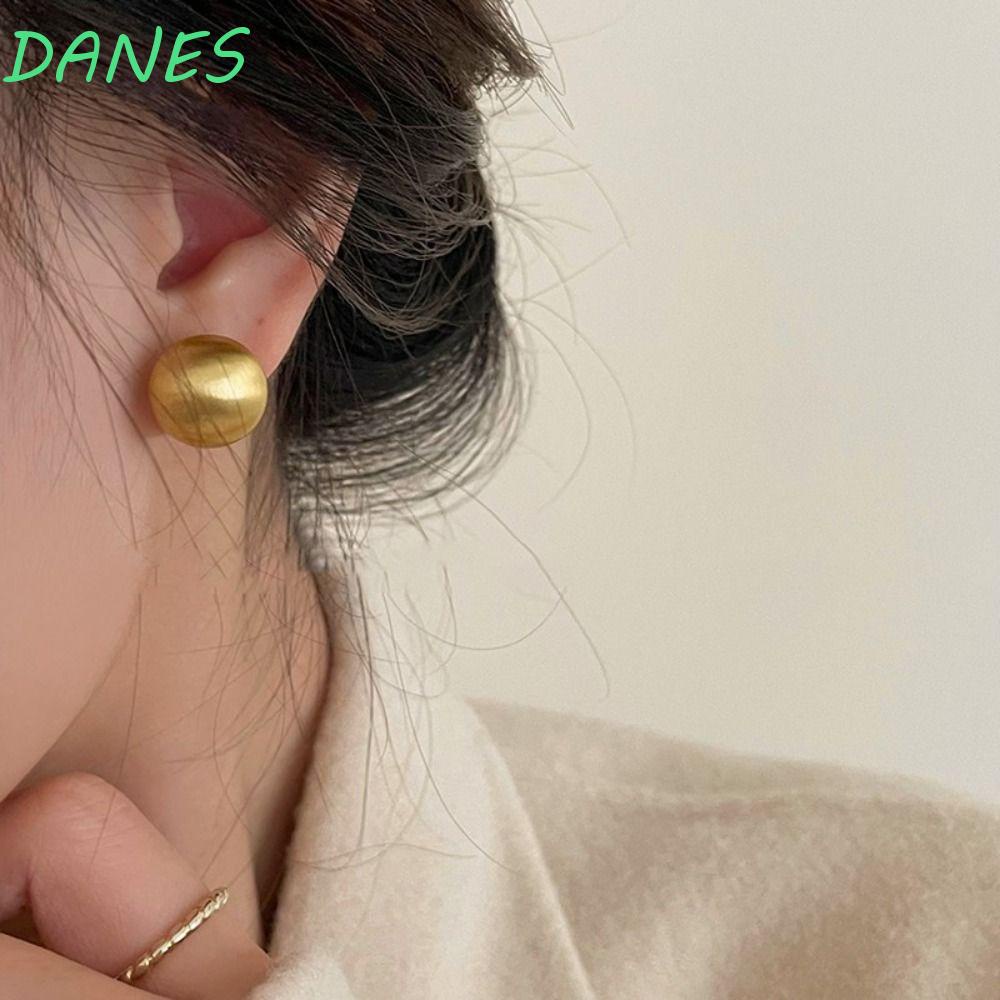 Bông Tai Phong Cách Cổ Điển Cho Nữ|Khuyên Tai Tròn Mini Phong Cách Hàn Quốc Ngọt Ngào