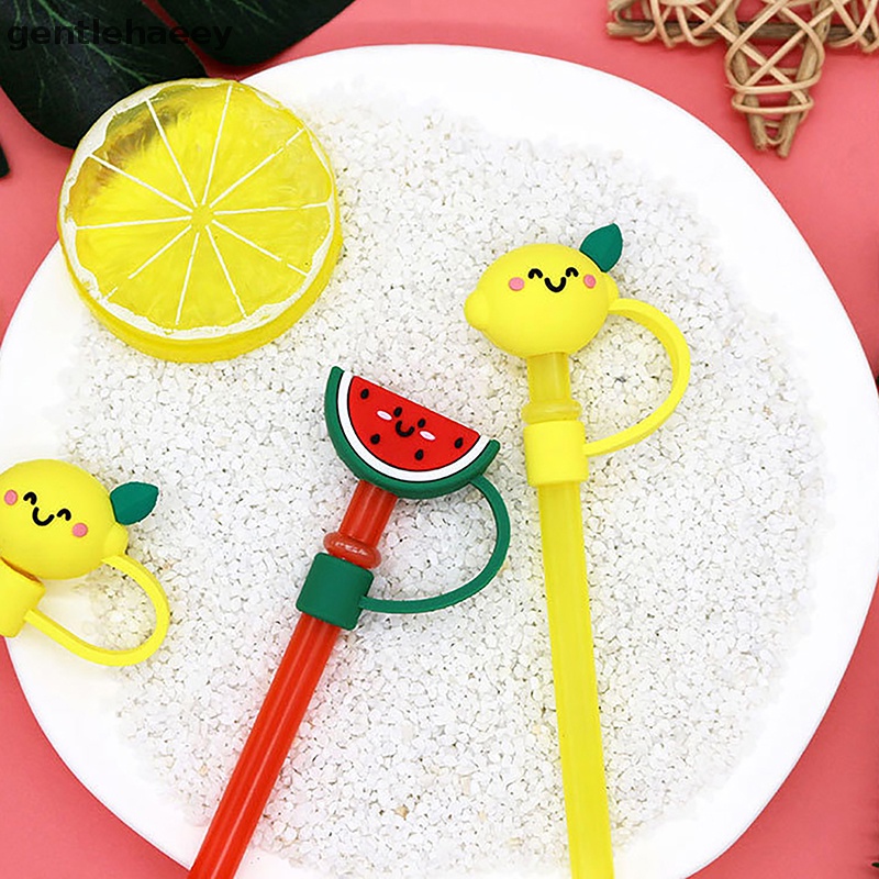 Nắp Đậy Ống Hút Bằng Silicon Chống Bụi Có Thể Tái Sử Dụng Họa Tiết Hoạt Hình