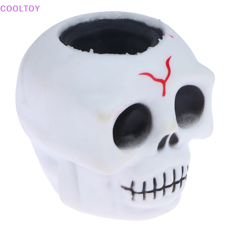 Cốc Đựng Nước Bằng Cao Su Hình Đầu Lâu Dơi Vui Nhộn Trang Trí Tiệc Halloween