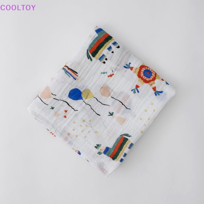 Chăn Quấn Em Bé Sơ Sinh Chất Liệu Cotton Muslin