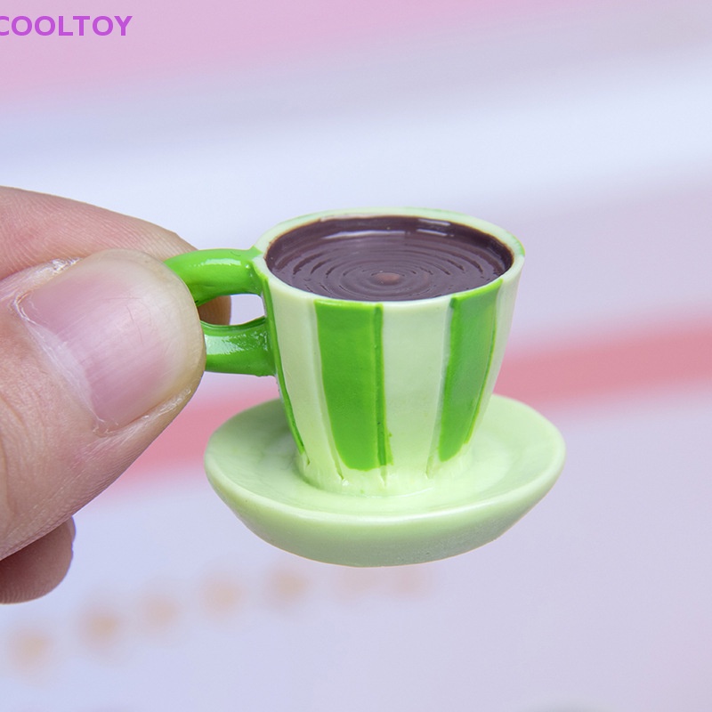 Bộ Ly Tách Uống Nước Mini Tỉ Lệ 1: 12 Dùng Trang Trí Nhà Búp Bê