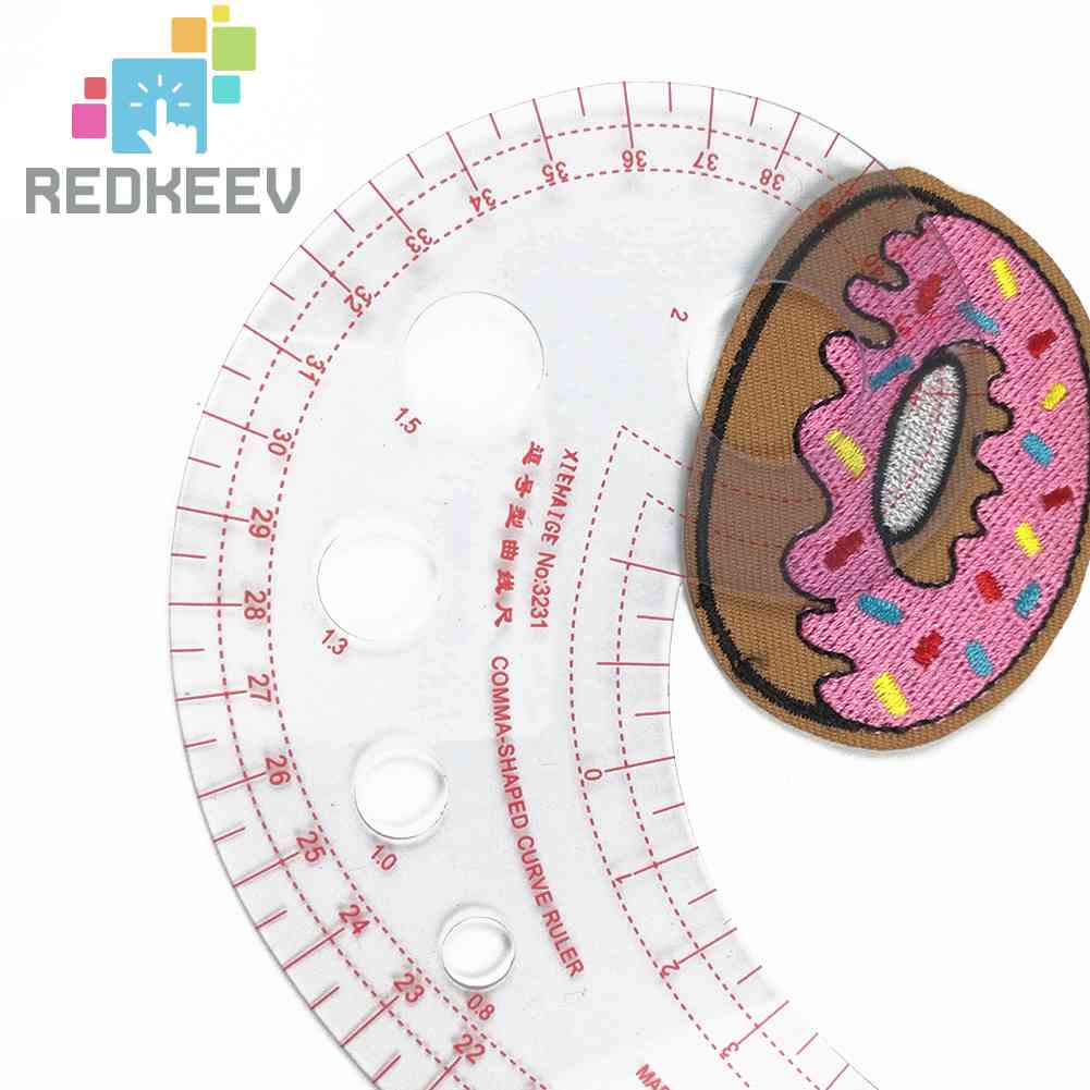 Thước Cong Bằng Nhựa Trong Suốt Chuyên Dụng Cho Thợ May