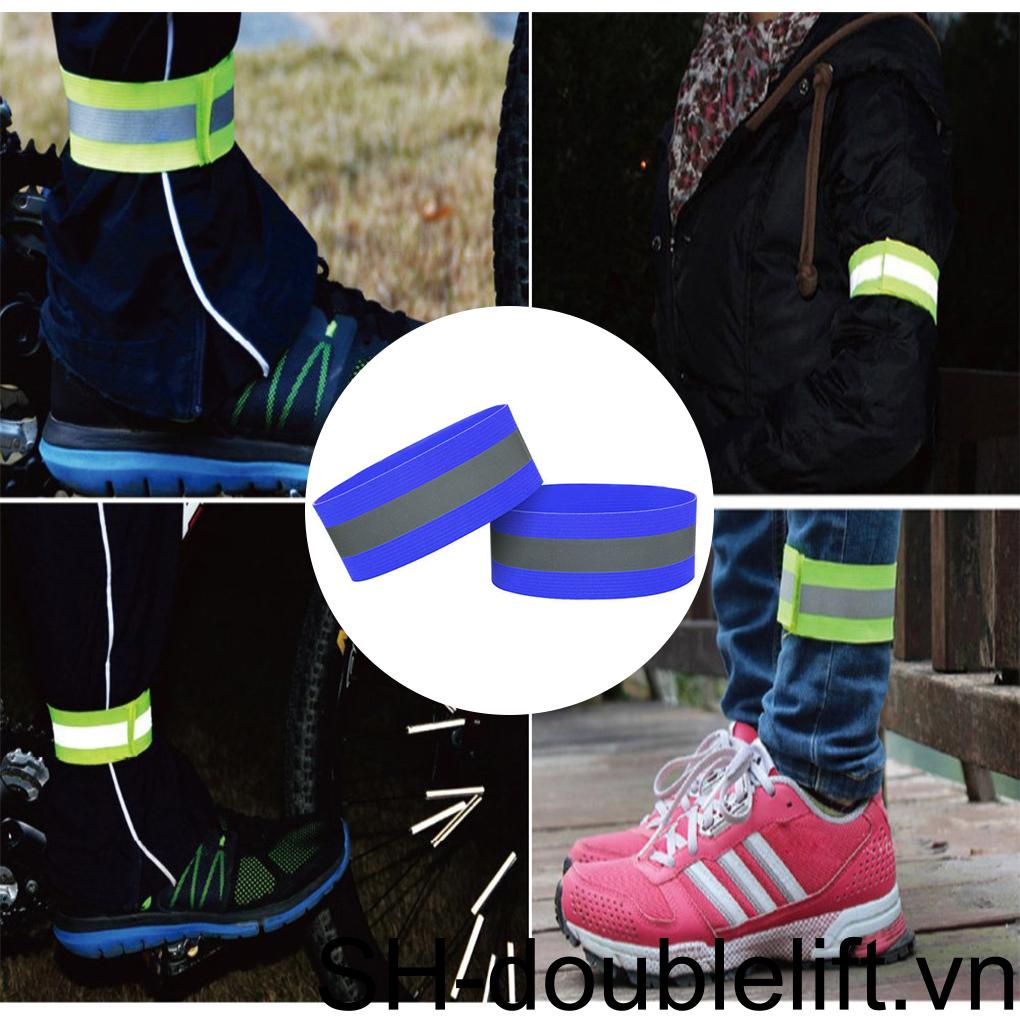 Băng Đeo Cánh Tay Co Giãn Phản Quang An Toàn Khi Chạy Bộ Câu Cá