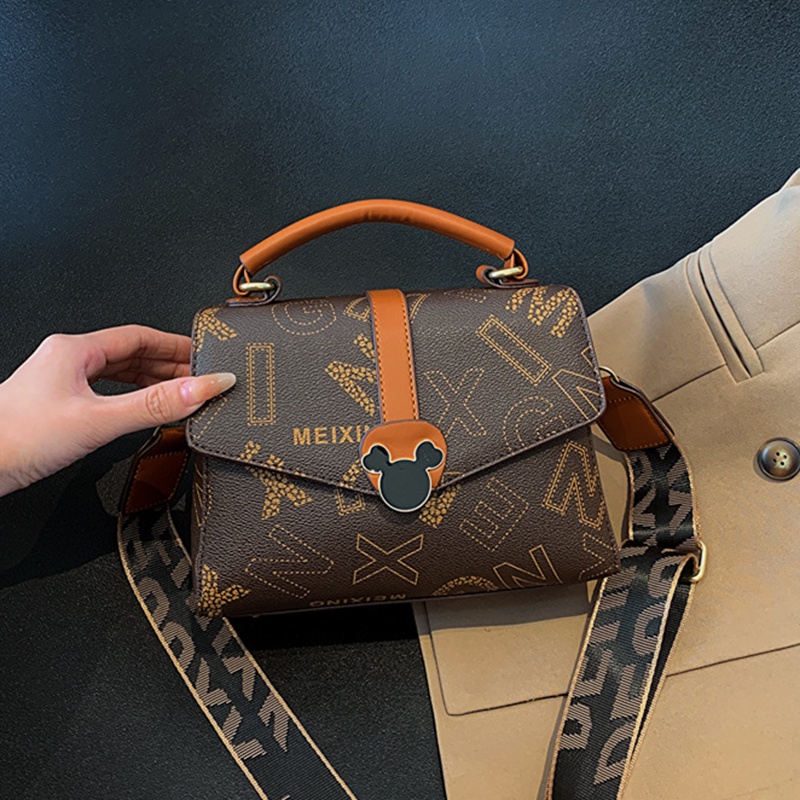 Túi Đeo Chéo Hình Vuông Cỡ Nhỏ Thiết Kế Thời Trang Dễ Thương Cho Nữ