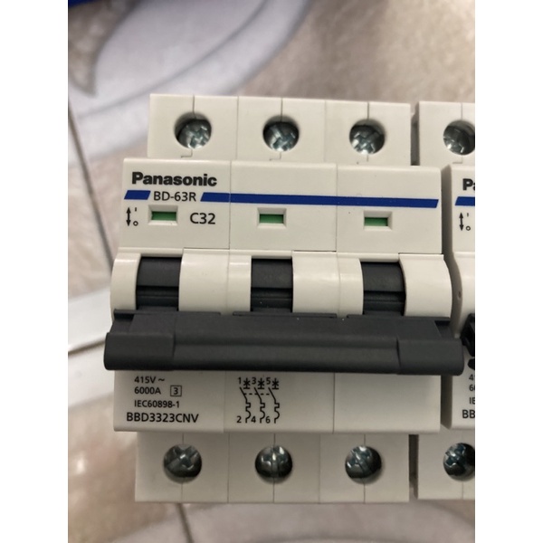 Cầu dao MCB CB 3P 3 Pha 3 Tép 25A 32A 40A 50A 63A Panasonic