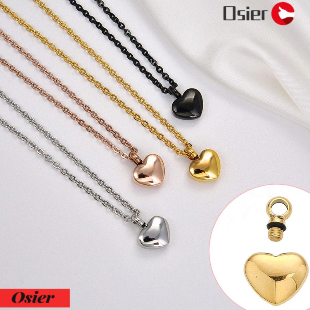Vòng cổ Inox 316 Mặt Hình Trái Tim Màu Đen 1 Thời Trang Nữ