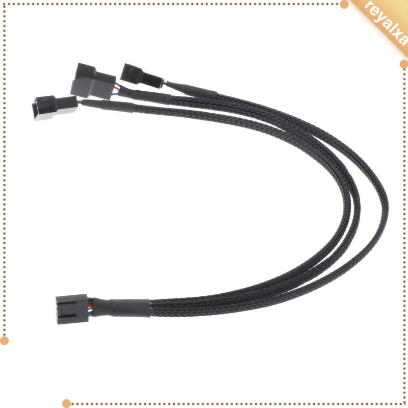 Dây Cáp Tách Quạt Tản Nhiệt 4 Pin PWM Hiệu Suất Cao 26cm Màu Đen Chuyên Dụng Cho PC