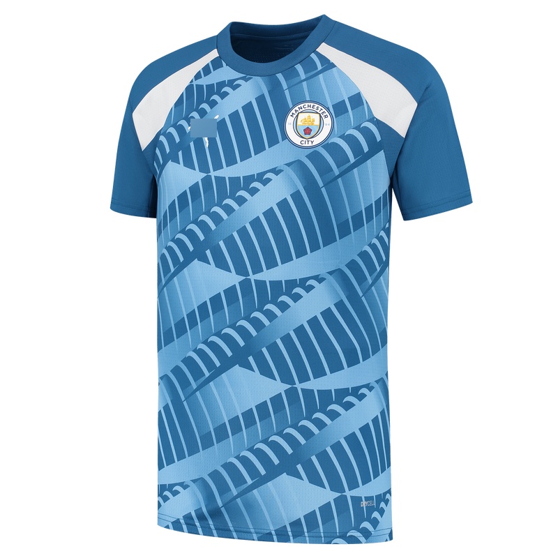 Áo Thun Thể Thao Tay Ngắn NP2 2023-2024 Manchester City Pre Partita Plus Size PN2