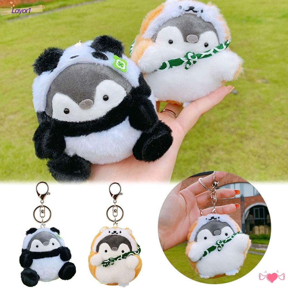 Thú Nhồi Bông Hình Chim Cánh Cụt LAYOR1 Dễ Thương Trang Trí Xe Hơi