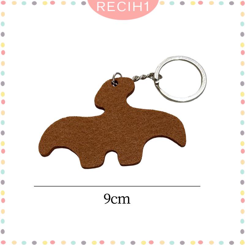 [Recih] Mặt Dây Chuyền Khủng Long Dino Trang Trí Túi Xách / Móc Khóa Thời Trang DIY