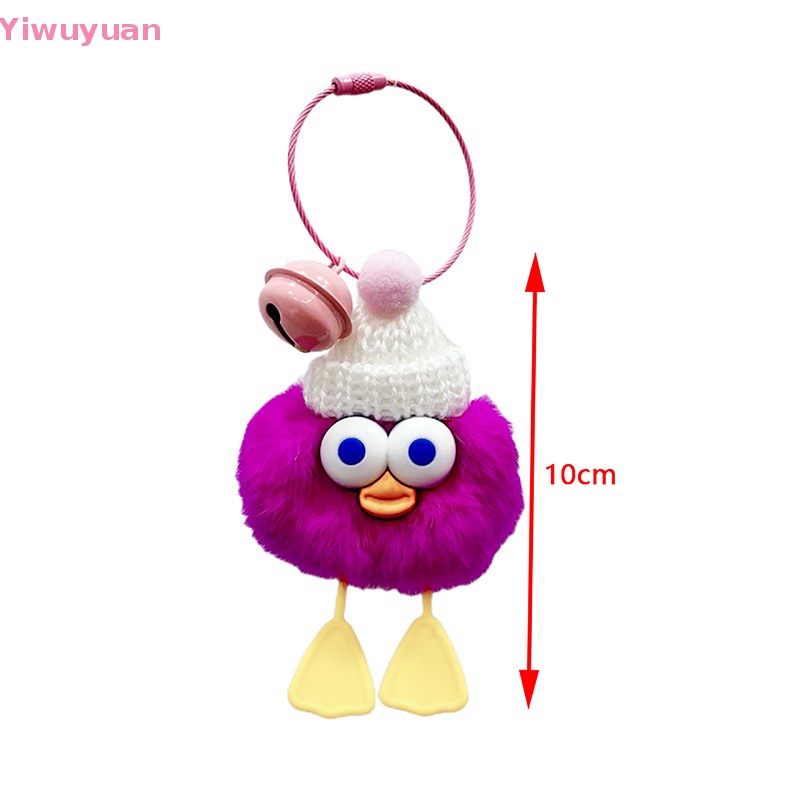 1 Móc Khóa Banh Lông Thỏ Nhiều Màu Mới