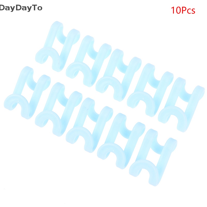 Set 10 Móc Nối Treo Quần Áo Tiết Kiệm Không Gian Tiện Dụng