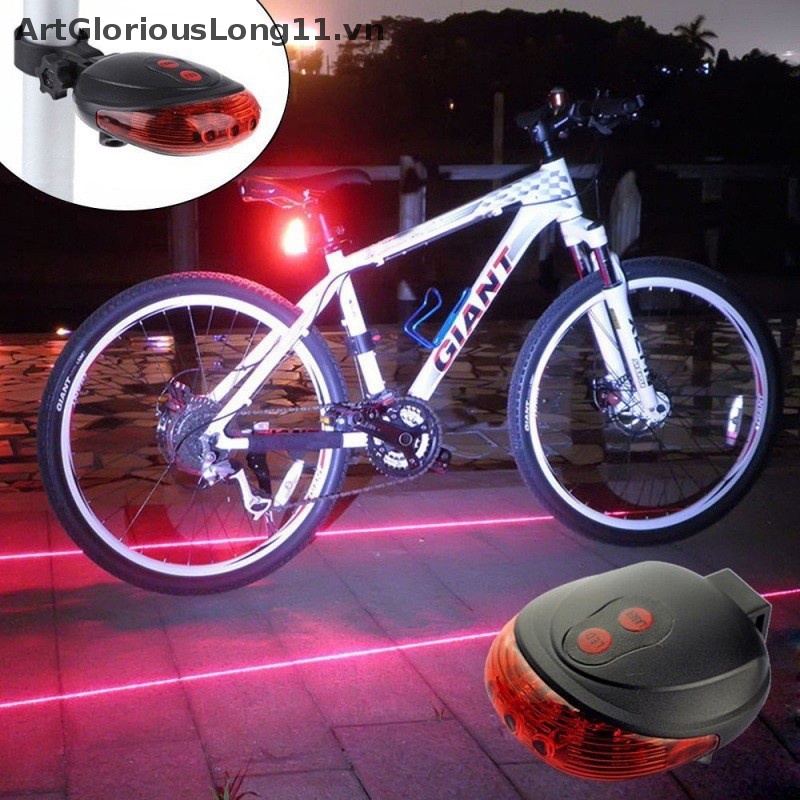 Đèn LED Cảnh Báo An Toàn Gắn Đuôi Xe Đạp Chống Nước