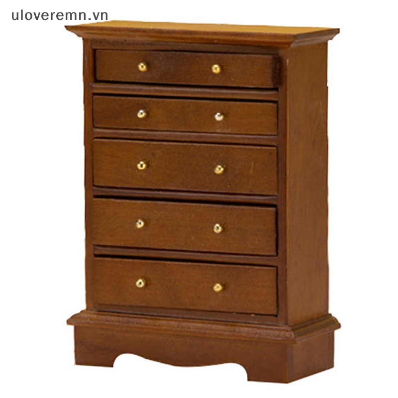 Mô Hình Tủ Quần Áo Uloveremn Tỉ Lệ 1: 12 Trang Trí Nhà Búp Bê