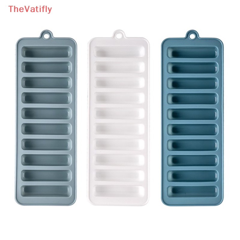 [Thevalifly] Khuôn Silicone Làm Đá Viên Dáng Dài