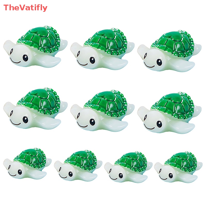 Mô Hình Rùa Biển Mini Màu Xanh Lá Dùng Trang Trí Tiểu Cảnh