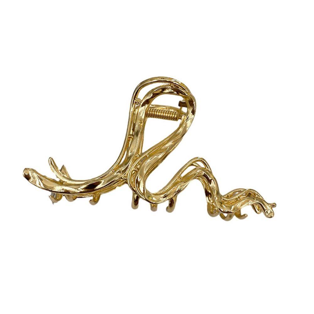 Kẹp Tóc Đuôi Ngựa Bằng Kim Loại Phong Cách Retro Cá Tính Dành Cho Nữ