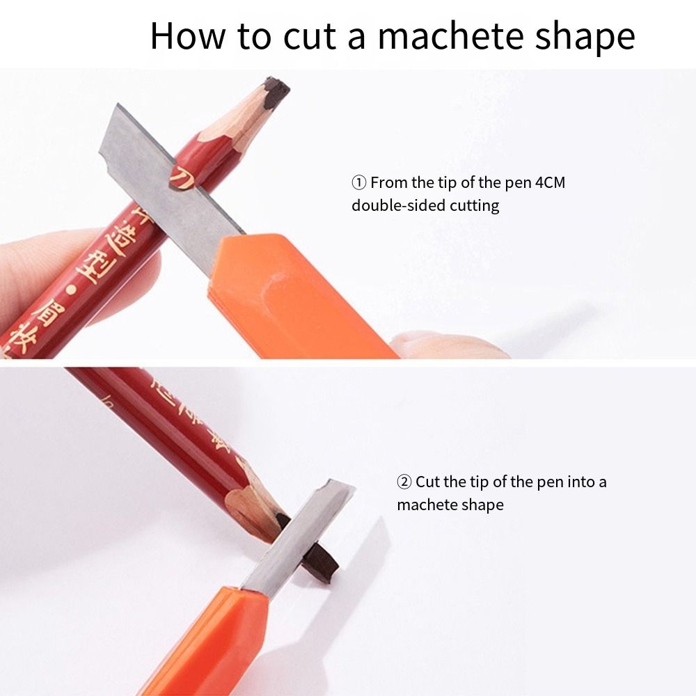 Bút Chì Kẻ Lông Mày Daanes Lõi Vuông Rộng Chuyên Nghiệp Cho Người Mới Bắt Đầu Trang Điểm