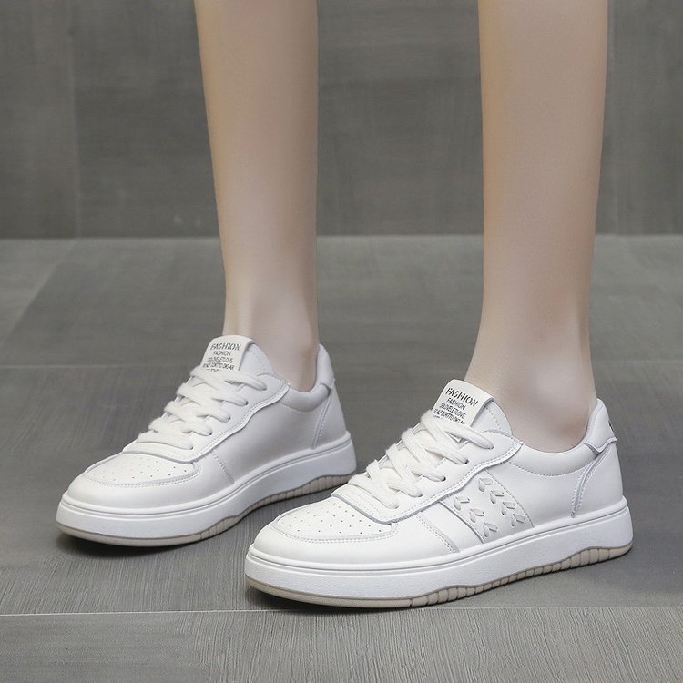 Giày Thể Thao Đế Bằng Phong Cách Hàn Quốc Thời Trang Cho Nữ